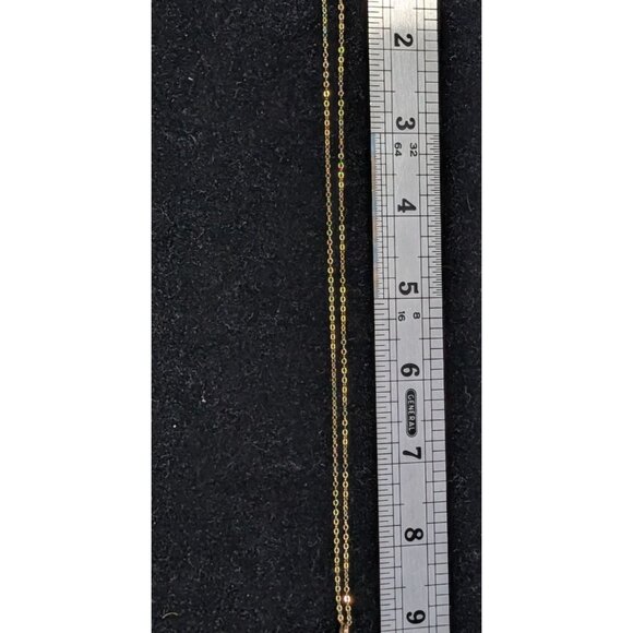 Vintage 12K Gold Filled Pendant Necklace Blue Turquoise Floral by Beverly Lucero - Picture 6 of 16